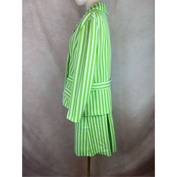 Vintage 1970s Mod MCM Plus Size Skirt Suit Large Psychedelic Nardis of Dallas - Picture 8 of 10